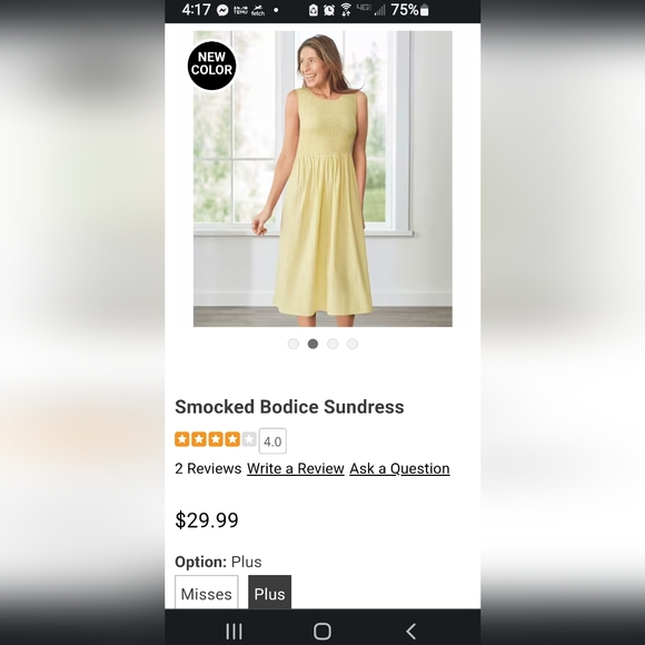 NIP Sundress from Amerimark in BLACK size 4X - Picture 8 of 8